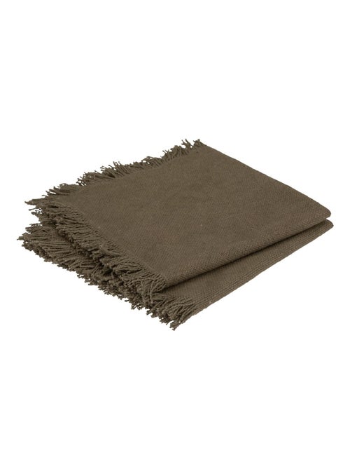 Servilleta de mesa con flecos x 2 - Kiabi