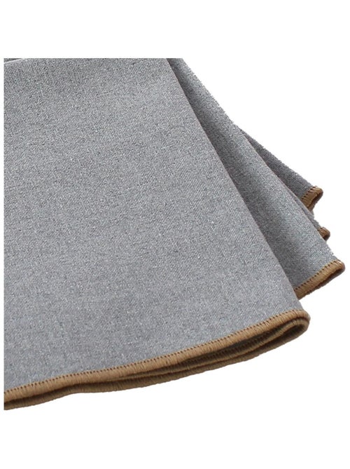 Servilleta de mesa lisa con ribete - Kiabi