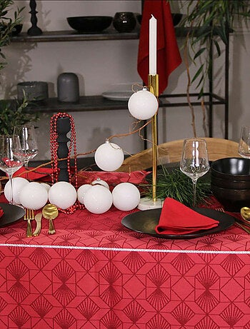 Servilleta de Navidad bordada