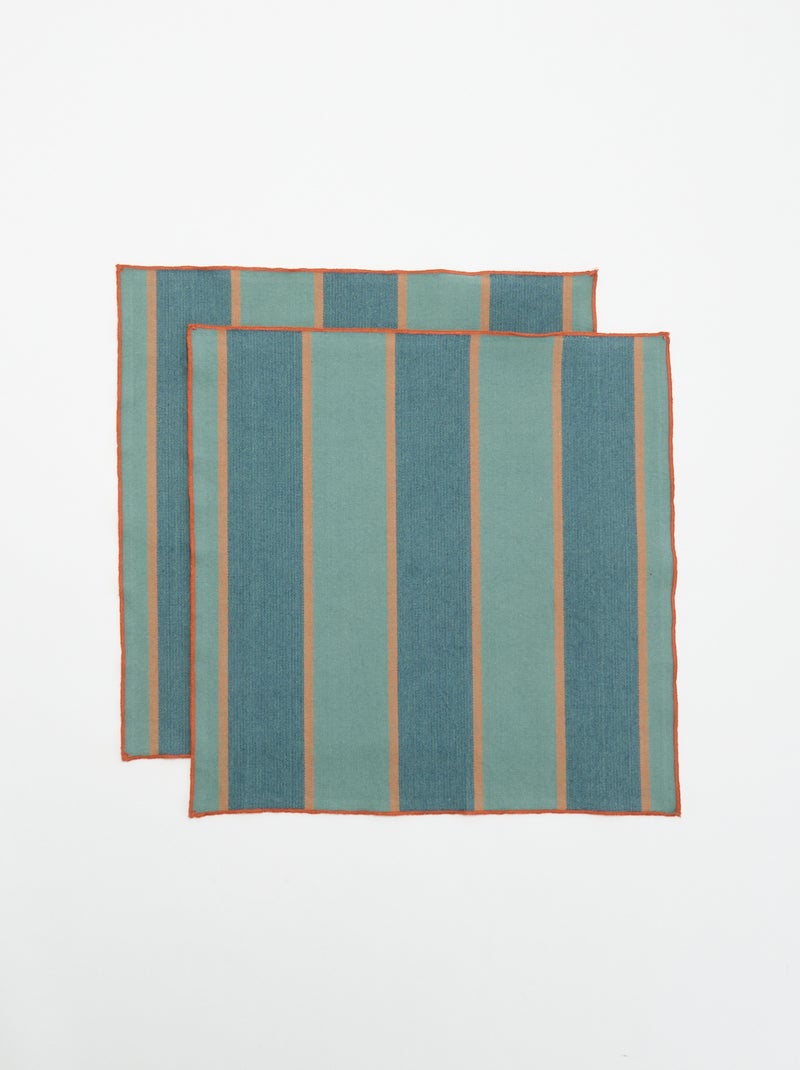 Servilletas de mesa - Pack de 2 - Kiabi Home Verde - Kiabi