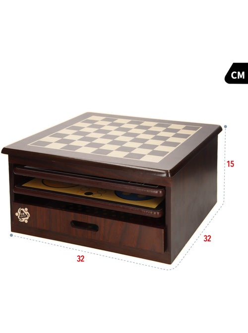 Set 10 juegos de mesa c/caja organizadora madera cb games - Kiabi