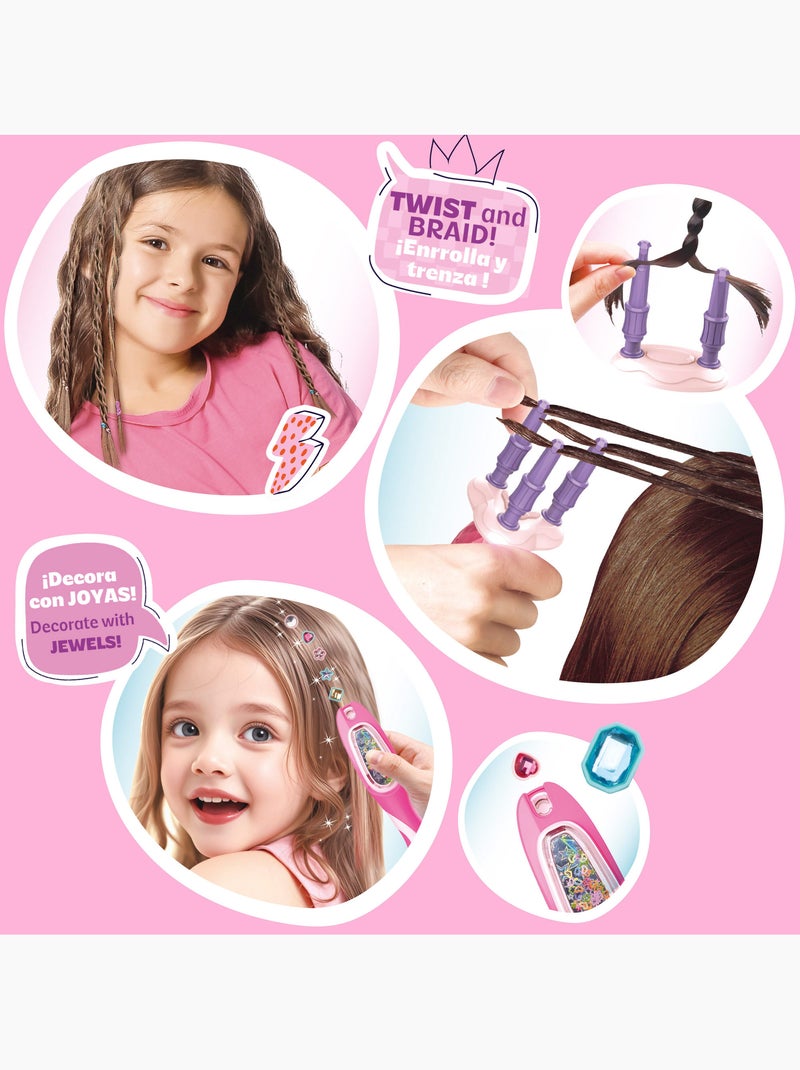 Set 2 en 1 peina y decora tu pelo beauty N/D - Kiabi