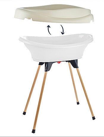 Set 2-en-1 Thermobaby VASCO: cambiador y bañera con tubo