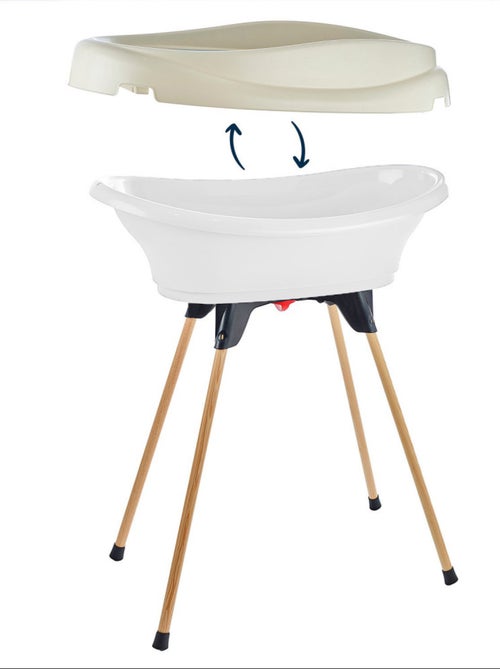 Set 2-en-1 Thermobaby VASCO: cambiador y bañera con tubo - Kiabi Set 2-en-1 Thermobaby VASCO: cambiador y bañera con tubo - Kiabi