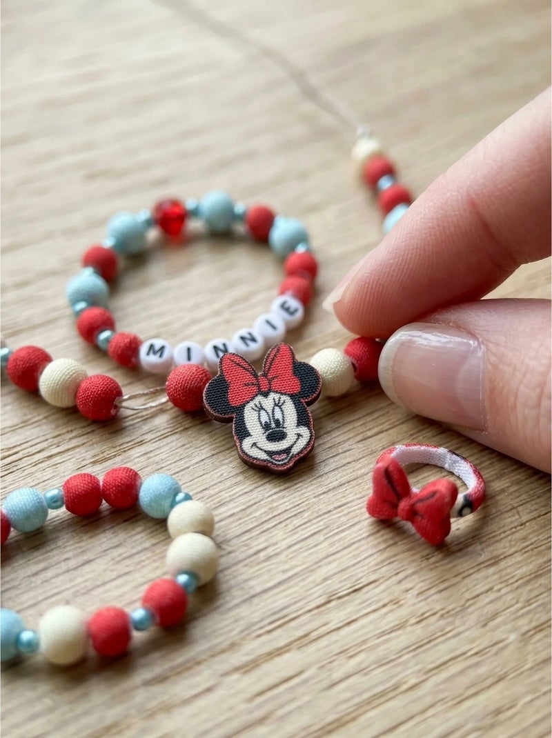 Set 3 joyas minnie disney Rojo - Kiabi