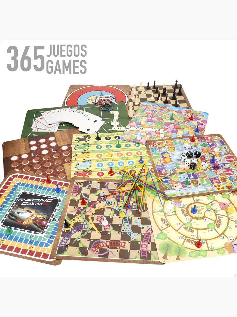Set 365 juegos de mesa con caja metálica cb games N/D - Kiabi