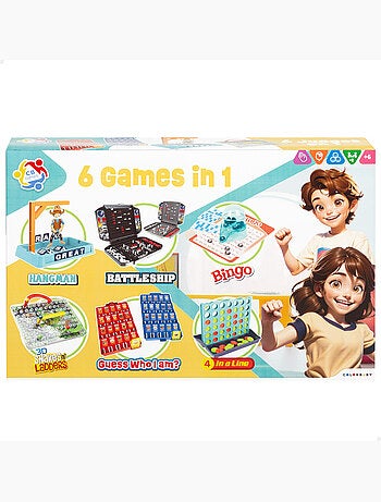 Set 6 juegos de mesa cb games
