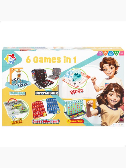 Set 6 juegos de mesa cb games - Kiabi Set 6 juegos de mesa cb games - Kiabi