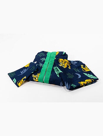 Set Albornoz + Toalla + Manopla Baño Infantil El Rey León Disney 7-8 Años
