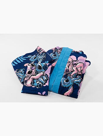 Set Albornoz + Toalla + Manopla Infantil Stitch & Angel Disney