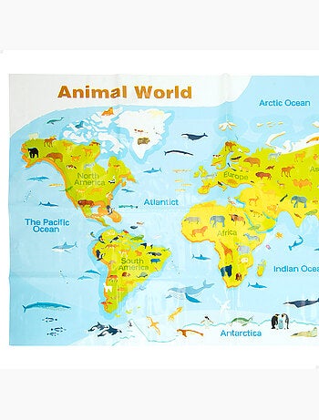 Set animales salvajes con tapete y accesorios 30 pzas. Animal world