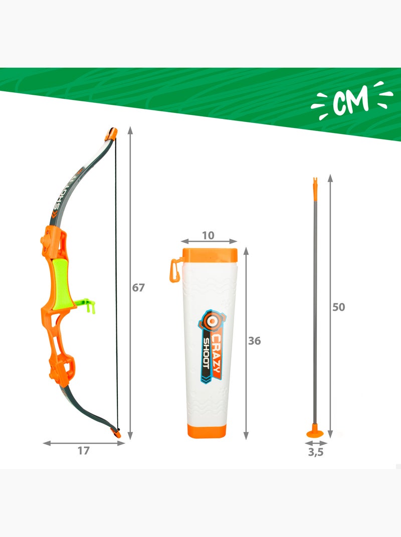 Set arco y flechas 50 cm c/dianas y funda fun area! N/D - Kiabi