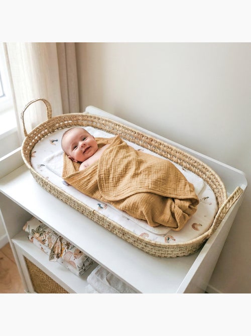 Set cesta cambiador para bebé en muselina doble | SEVIRA KIDS - Kiabi