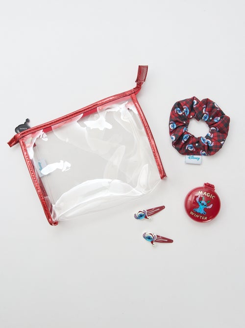 Set coletero + pinza de pelo + cepillo 'Disney' 'Stitch' - Kiabi