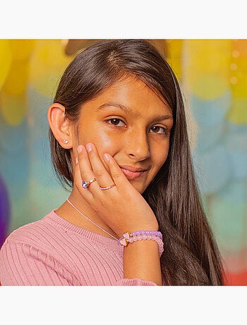 Set de 2 anillos ajustables precious purple | Great Pretenders