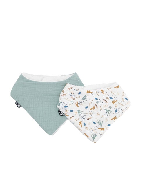 Set de 2 baberos bandana para bebé - Kiabi