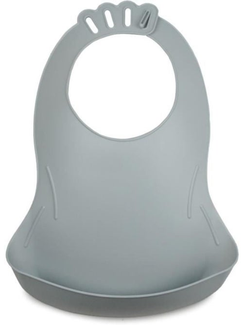 Set de 2 baberos impermeables thermobaby bibou con bolsillo que recoge los alimentos - Kiabi Set de 2 baberos impermeables thermobaby bibou con bolsillo que recoge los alimentos - Kiabi
