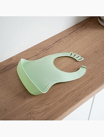 Set de 2 baberos impermeables Thermobaby BIBOU con bolsillo que recoge los alimentos