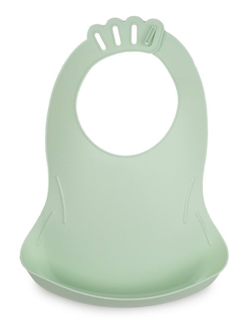 Set de 2 baberos impermeables Thermobaby BIBOU con bolsillo que recoge los alimentos - Kiabi Set de 2 baberos impermeables Thermobaby BIBOU con bolsillo que recoge los alimentos - Kiabi