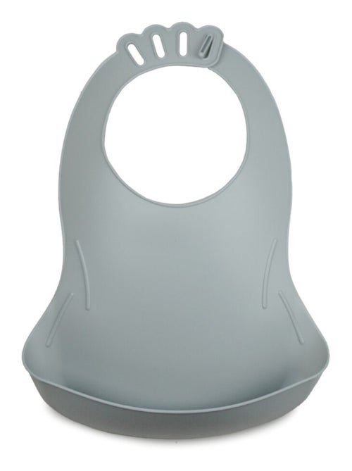 Set de 2 baberos impermeables Thermobaby BIBOU con bolsillo que recoge los alimentos - Kiabi Set de 2 baberos impermeables Thermobaby BIBOU con bolsillo que recoge los alimentos - Kiabi