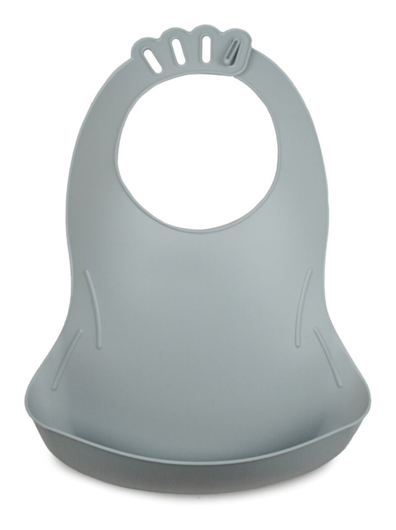 Set de 2 baberos impermeables Thermobaby BIBOU con bolsillo que recoge los alimentos Verde - Kiabi