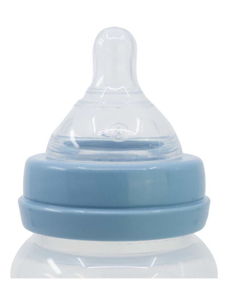 Set de 2 biberones Disney Baby Mickey Mouse de 360 ml de silicona anti-cólicos Azul Negro Blanco - Kiabi