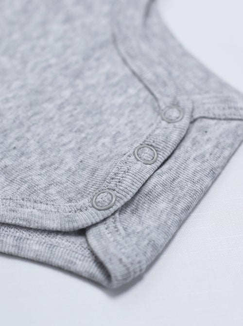 Set de 2 bodis bebé manga larga - Kiabi