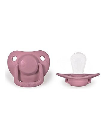 Set de 2 chupetes anatómicos de silicona 0-6m - Filibabba