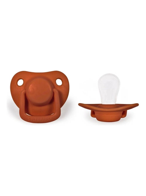 Set de 2 chupetes anatómicos de silicona 0-6m | Filibabba - Kiabi