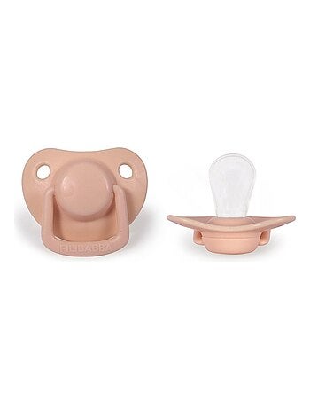 Set de 2 chupetes anatómicos de silicona 0-6m | Filibabba