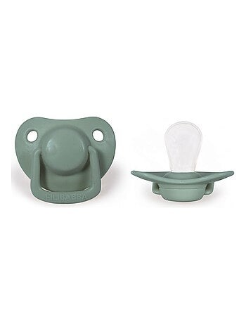 Set de 2 chupetes anatómicos de silicona 0-6m | Filibabba