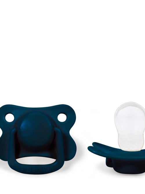 Set de 2 chupetes anatómicos de silicona 6 meses y más | Filibabba - Kiabi