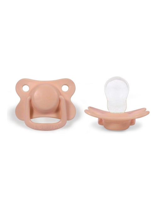 Set de 2 chupetes anatómicos de silicona 6 meses y más | Filibabba - Kiabi