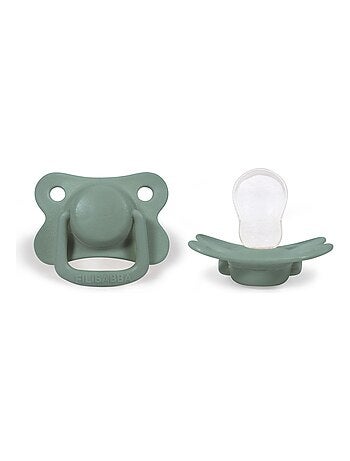 Set de 2 chupetes anatómicos de silicona 6 meses y más | Filibabba