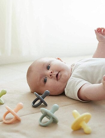 Set de 2 chupetes de silicona - 0 - 36 meses | Filibabba