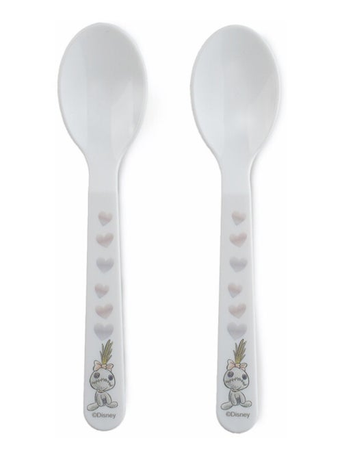 Set de 2 cucharas para bebé Disney Lilo & Stitch con estuche de transporte - Kiabi Set de 2 cucharas para bebé Disney Lilo & Stitch con estuche de transporte - Kiabi