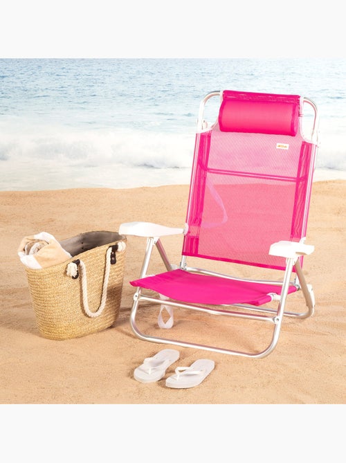 Set de 2 sillas playa baja multiposición 47x49x82 cm aktive - Kiabi