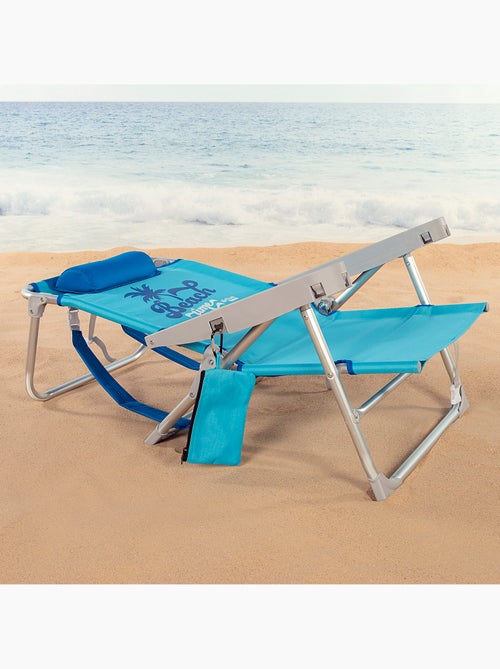 Set de 2 sillas playa plegables bajas y multiposición aktive - Kiabi