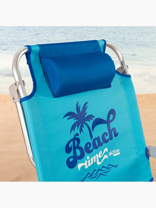 Set de 2 sillas playa plegables bajas y multiposición aktive - Kiabi