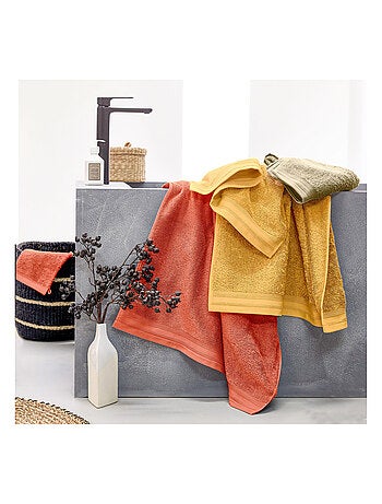 Set de 2 toallas de invitados de felpa