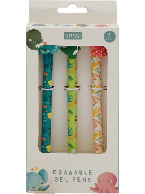 Set de 3 bolígrafos de gel borrables | sassi junior - Kiabi Set de 3 bolígrafos de gel borrables | sassi junior - Kiabi