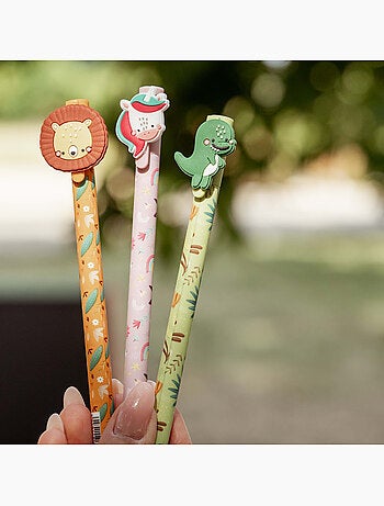 Set de 3 bolígrafos de gel borrables | sassi junior