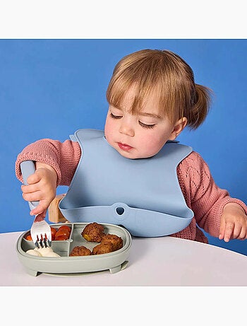 Set de 3 cubiertos ergonómicos de acero inoxidable para niño | b.box