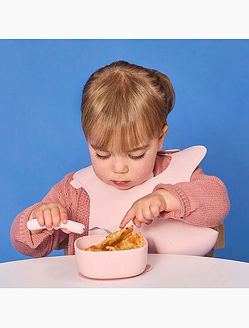 Set de 3 cubiertos ergonómicos de acero inoxidable para niño | b.box