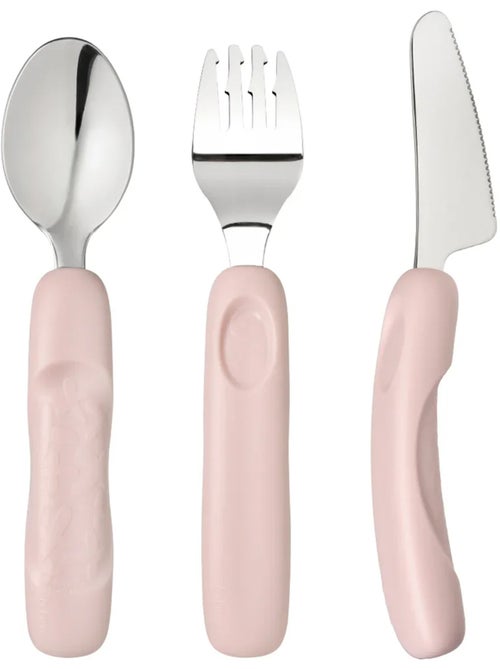Set de 3 cubiertos ergonómicos de acero inoxidable para niño | b.box - Kiabi Set de 3 cubiertos ergonómicos de acero inoxidable para niño | b.box - Kiabi
