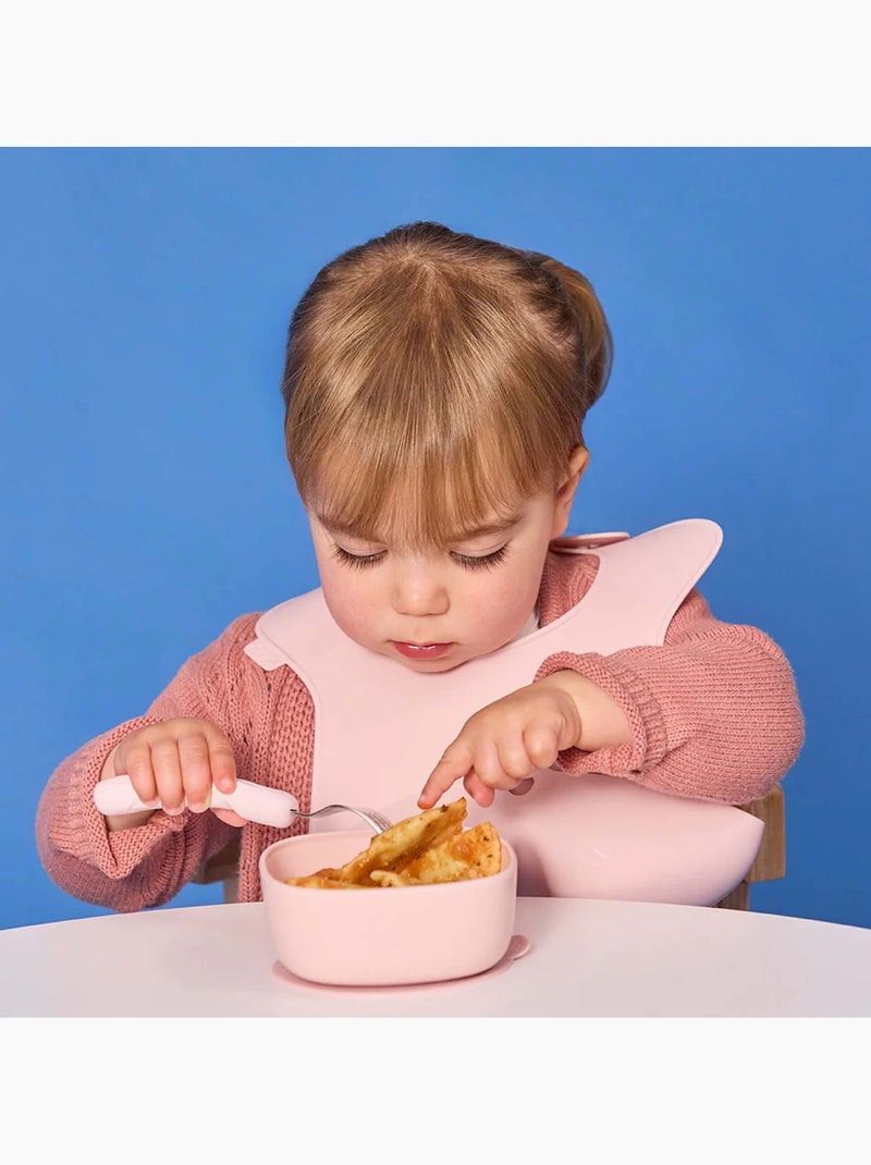 Set de 3 cubiertos ergonómicos de acero inoxidable para niño | b.box Rosa - Kiabi
