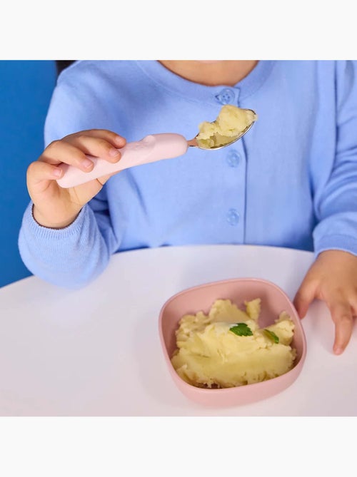 Set de 3 cubiertos ergonómicos de acero inoxidable para niño | b.box - Kiabi Set de 3 cubiertos ergonómicos de acero inoxidable para niño | b.box - Kiabi