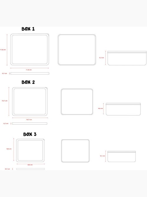 Set de 3 fiambreras - Spidey y sus Amigos – Snackbox Spider-Man - 3 en 1 - Kiabi