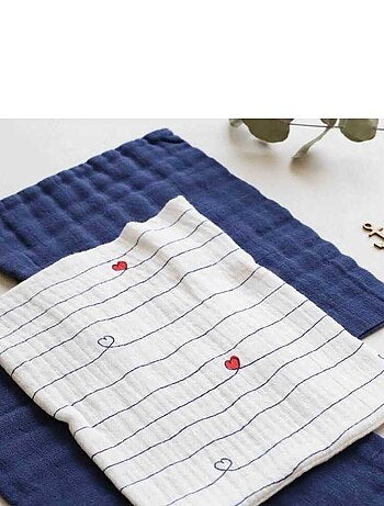 Set de 3 manoplas de baño