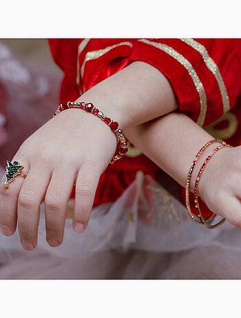 Set de 3 pulseras de rubí rojo - Great Pretenders